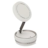 Photo Gallery garosa porta del telefono per auto magnetica a vuoto, rotazione a 360 gradi montaggio di aspirazione pieghevole per auto, desktop, lega di zinco (white) Photo Gallery garosa porta del telefono per auto magnetica a vuoto, rotazione a 360 gradi montaggio di aspirazione pieghevole per auto, desktop, lega di zinco (white)