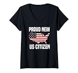 Photo Gallery donna us citizen 2021 regali bandiera americana orgoglioso usa cittadinanza maglietta con collo a v Photo Gallery donna us citizen 2021 regali bandiera americana orgoglioso usa cittadinanza maglietta con collo a v