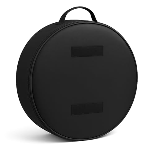 Car Spare Wheel Tyre Storage Bag - 70 cm Diameter - 24 cm Width - Waterproof Cover, Carry Handle, Anti-Slip Carpet-Grip Pads and Zip - Fits Space Saver Donut and Full-Size Wheels - UK Car Boot Storage