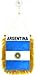 AZ FLAG Wimpel ARGENTINIEN 15x10cm - ARGENTINISCHE Mini Flagge 10 x 15 cm - Auto Pennant spezielle Auto