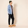 Amazon Essentials Men's Full-Zip Fleece Hoodie (Available in Big & Tall), Slate Blue, XXL #4