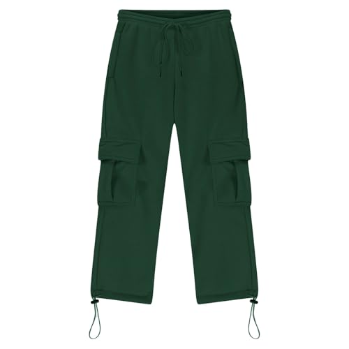 Pantalon de survêtement garçon vert 110 confortable - 5