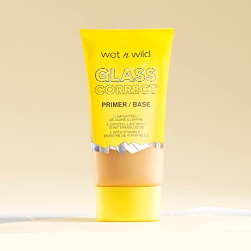 Wet N Wild Prime Focus Glass Skin Correct Primer, Bright Crystal Finish, Yellow #TOP7