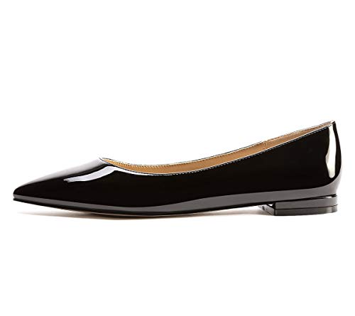 Castamere Women's Comfortable Ballet Slip-on Flats Pointed Toe Elegant Pumps with Low Heels