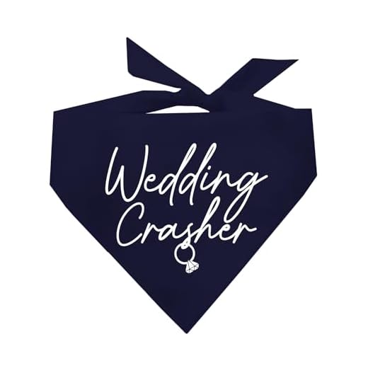 Wedding Crasher Dog Bandana (Assorted Colors)
