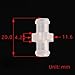 100pk Syringe Adapter, Female Luer Lock Connector to Syringe Coupler Adapter, Sterile Individual Packaging