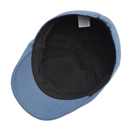 Image of ZLYC Men Cotton Flat Cap Summer Scally Ivy Gatsby Newsboy Beret Driver Cabbie Hunting Hat