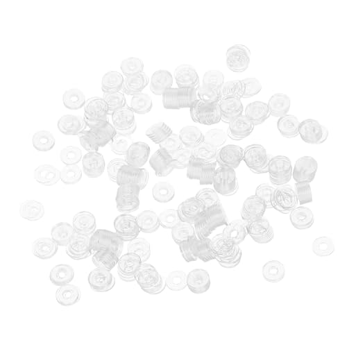 PRETYZOOM 500pezzi Rondelle in Vinile Per Viti Di Guarnizione Di Fissaggio Sostituzione Guarnizione Piatta Trasparente Per Maniglie Porte Doccia Forniture Per Casa