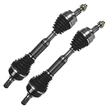 Detroit Axle - AWD Front CV Axles for 2014-2022 Jeep Cherokee, CV Axle Shafts Assembly 2015 2016 2017 2018 2019 2020 2021 Replacement