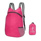 Mochila de caminhada, mochila leve embalável de 15 a 20 L, pequena, dobrável, acampamento, ciclismo, mochila, rosa, vermelha, tbd, TBD, Tbd