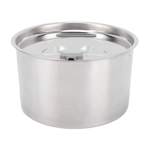 Fuente automática de agua para gatos y perros Keenso 3.2L acero inox miniatura 3