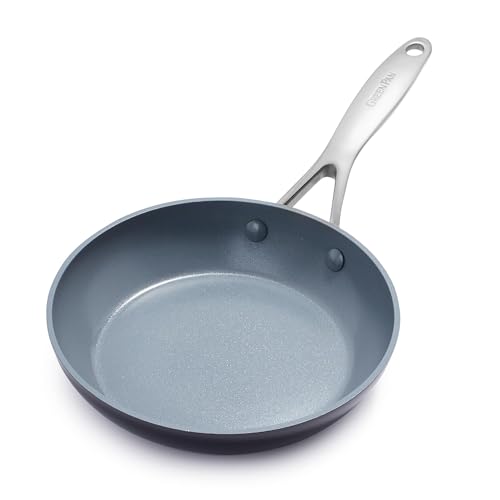 GreenPan Valencia Pro Hard Anodized Healthy Ceramic Nonstick 8' Frying Pan Skillet, PFAS-Free...