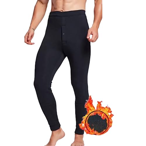 Meia Calça Segunda Pele Termica Masculino Frio Inverno Flanelada Forrada Preto