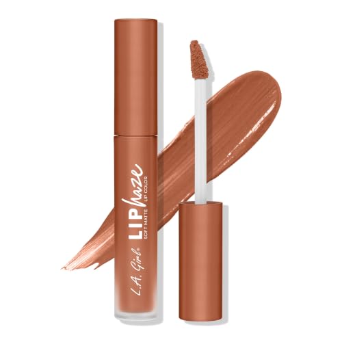 L.A. Girl Lip Haze Blurring Soft Matte Lip Color, Always Down GLC763
