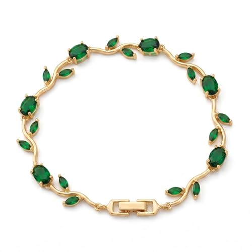 Image of Anti-Tarnish Tulip Bracelet for Women Stylish | Gold Plated Bracelet for Women | Fairy Bloom Rapunzel Bracelets | Daily Wear Gifting Jewellery | Gift for Anniversary