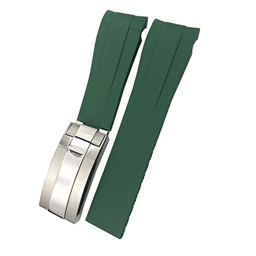 Bracelet de montre en caoutchouc étanche pour Rolex Deepsea 21mm