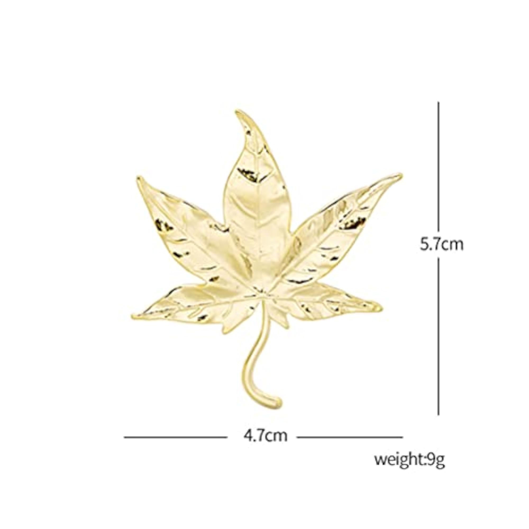 2Pcs Maple Leaf Brooch Pin Set, Autumn Jewelry