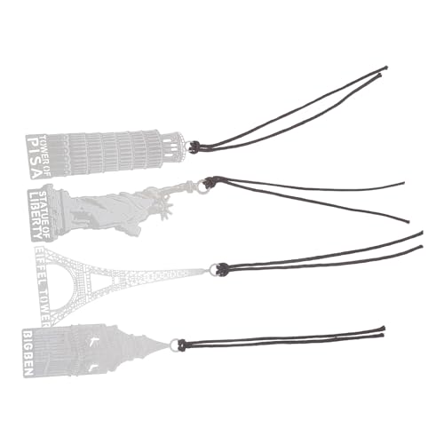 jojofuny �������u�b�N�}�[�N4pcs �X�e�����X�����j�[�N�Ȍ��z�͌^�f�U�C�� �u�b�N�}�[�J�[ �Ǐ��� �w�������v���[���g�p�y�[�W�}�[�J�[