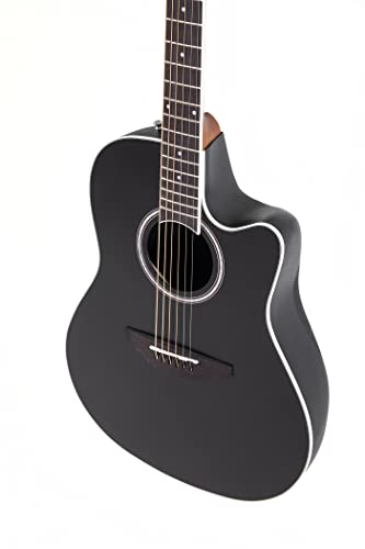 Applause AP521104 E Akustikgitarre Traditional Ab28-5S Super Shallow Cutaway Black Satin thumb #3