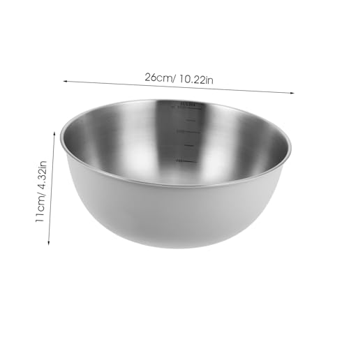 Tazón mezclador de acero inoxidable para cocina miniatura 2