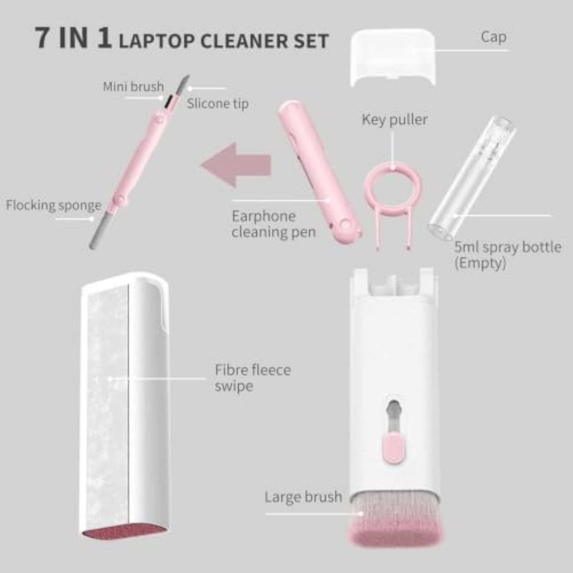 7 in 1 Laptop Cleaning Kit with Multi-Function Tools