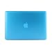 Produktbild KMP Hülle für MacBook Pro Retina 15 (02/2013, 10/2013, 08/2014, 05/2015)  blau  Ultradünne gummierte Hartschale Premium Snap Case  Note 1,0 MacLife