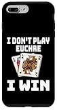 Lustig, ich spiele nicht Euchre, ich gewinne einen Kartenspielabend, Sarkasmus Hülle für iPhone 7 Plus/8 Plus