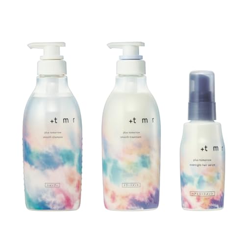 プラストゥモロー スムース シャンプー/トリートメント/ヘアセラム 各1本 合計3本セット