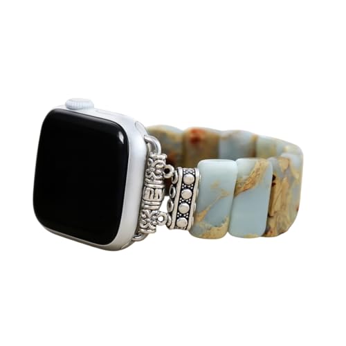 Cape Diablo Smart Watch Band for Women - Handmade Gemstone Strap - Compatible with 38mm-45mm Apple Faces