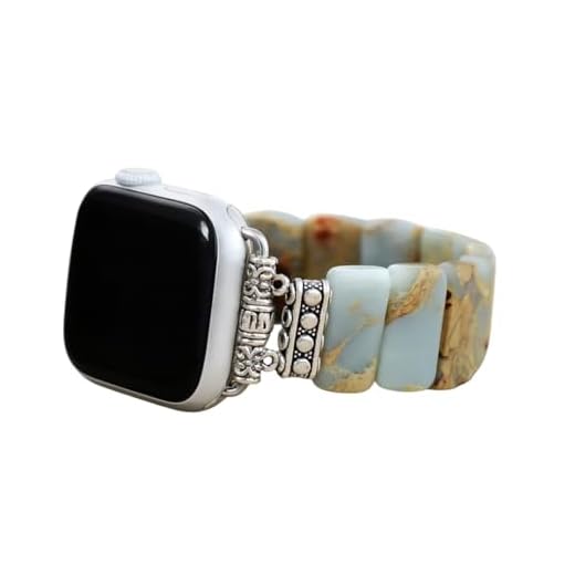 Handmade Jasper Gemstone Apple Watch Band