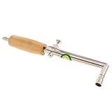 Material: Metall, Holz Hellery Lötschweißbrenner Einstellbare Flamme Gas Holzgriff Für Schmuckherstellung