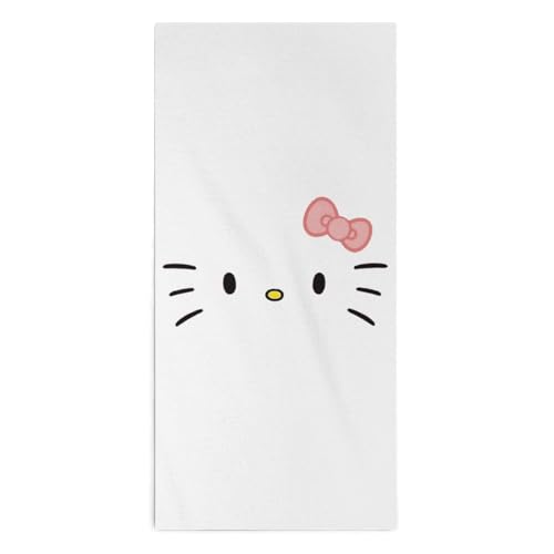ハローキティ フェイスタオル 速乾 吸水 大きめ ふわふわ 柔らかい 毛長 厚手 35x73cm 柔らか 耐久性 家庭用/出張/ギフト かわいい キャラクター グッズ
