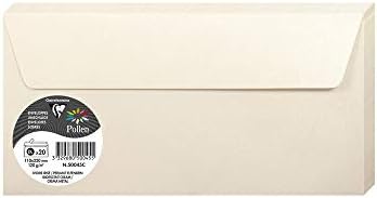 Clairefontaine - Ref 5586C - Pollen Adhesive Envelopes (Pack of 20) - C6 Sized, 120gsm Paper, Printer-Compatible, Acid Free, Adhesive Strip for Easy Seal - Intensive Red
