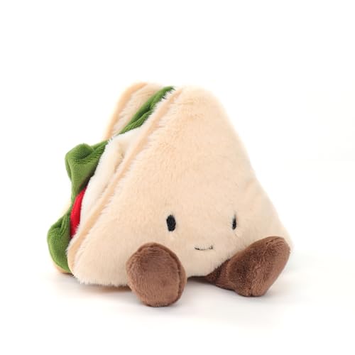 RECUR Sandwich Stuffed Animals Toy, Soft Food Plush,Cute Plushie 8 Inches, Adorable Gift for All Ages by RECUR - Used condition - Image 2