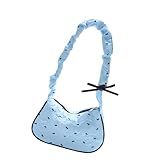 Scopri la miscela di stili e funzionalità con la nostra borsa a tracolla plissettata, decorazione con fiocchi, aggiungendo un tocco di moda a qualsiasi outfit