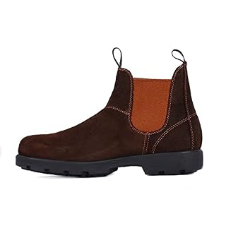 Frau 69D1 t. Chaussures Brun foncé Hommes mi-élastiques Bottes de randonnée en Daim Beatles - Les Beatles, Paul McCartney, John Lennon, RIngo Starr, George Harrison