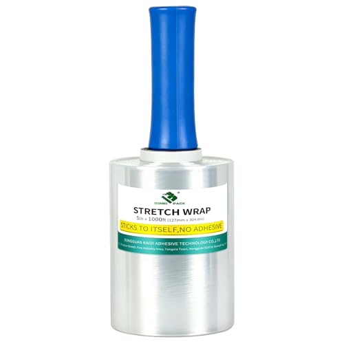 Film étirable plastique transparent 12,7 cm x 304,8 m rouleau emballage colis