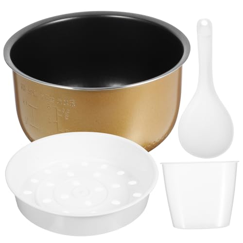CLISPEED Olla Interior para Cocedor de Arroz de Revestimiento Antiadherente de Aleación de Aluminio Recambio Duradero y Fácil de Usar para Cocina Doméstica