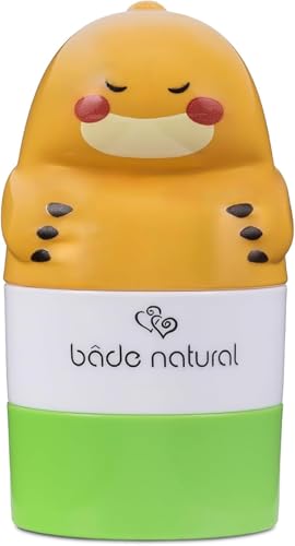 Image of Bade Natural Refillable Dinosaur-Shaped Sunscreen Applicator for Kids - 3.7 fl oz - Roll-On Bottle - Empty, Reusable Dispenser for SPF Lotion - Soft Applicator Tip, Travel-Friendly