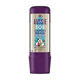 Aussie 3 Minute Miracle SOS Save My Longs Tratamiento de cabello dañado vegano para cabello largo y dañado en peligro, máscara para cabello dañado con una mezcla de superalimentos australianos, 225 ml