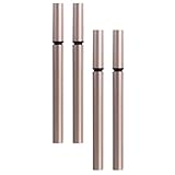HINTRMENT 4 Tubos de Delineador de Ojos Vacíos de 1ml de Plástico Dorado, Ligeros y Reutilizables para Salones y Tiendas de Cosméticos, Paquete de 4 Unidades