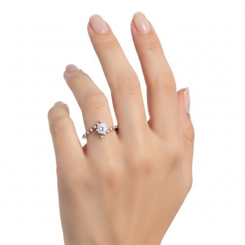 Image of Choose Your Gemstone Bypass Modern Round Diamond CZ Ring 925 Sterling Silver Round Shape Side Stone Engagement Rings Lightweight Office Wear Everyday Gift Jewelry US Size 4 to 12
