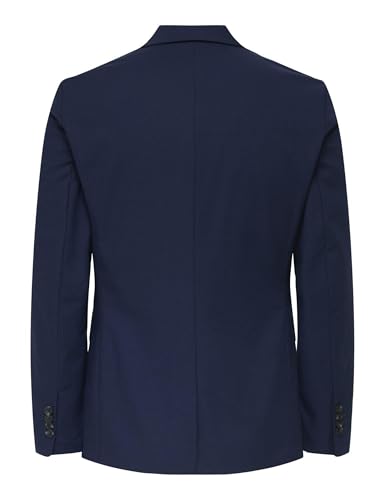Veston bleu médiéval homme Only & Sons Onskyle taille 54 coupe cintrée - 2