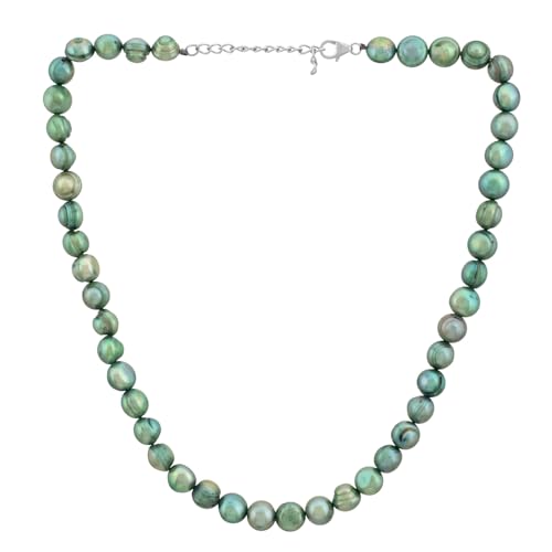 Image of OVANA Freshwater Pearl Necklace | Fitted With Silver Lock | Gifts for Girlfriend | Gift for Sister, Bhabhi | Gifts for Women and Girls | Gift for Her | 925 Silver Hallmarked Lock