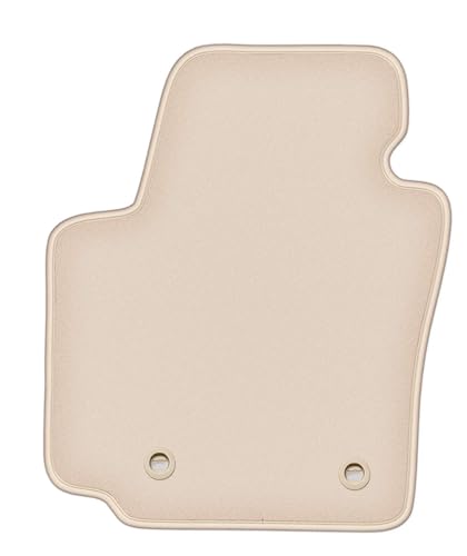 Tapis de voiture beige en velours sur mesure pour monospace Seat Altea