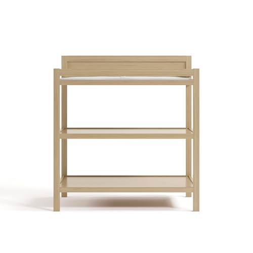 image for Storkcraft Alpine Changing Table (Driftwood) - Includes Water Resistan