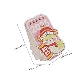 FUNOMOCYA Mini Tischkalender Cartoon Motiv Stehkalender Kleiner Kalender für Büro und Zuhause...