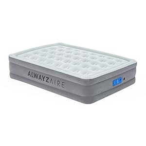 Bestway AlwayzAire™ Basic Plus luchtbed, 203 x 152 x 46 cm, dubbele, met geïntegreerde elektrische pomp