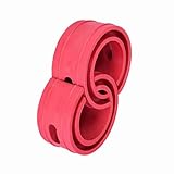 HELEVIA 2-teiliger Auto-StoßDämpferpuffer, Rotes TPE-Federstoßstangenkissen Für Verbesserte Fahrstabilität, mit 0,2–0,3 Cm Hub Für Aufhängungssystem Vom Typ A, B, C, D, E, F (B+)