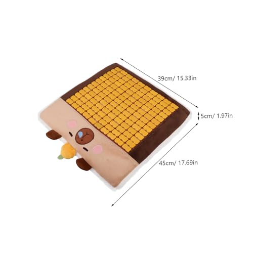 Anneome Bamboo Car Seat Cover Ventilated Seat Pad Cooling Design for Office and Car